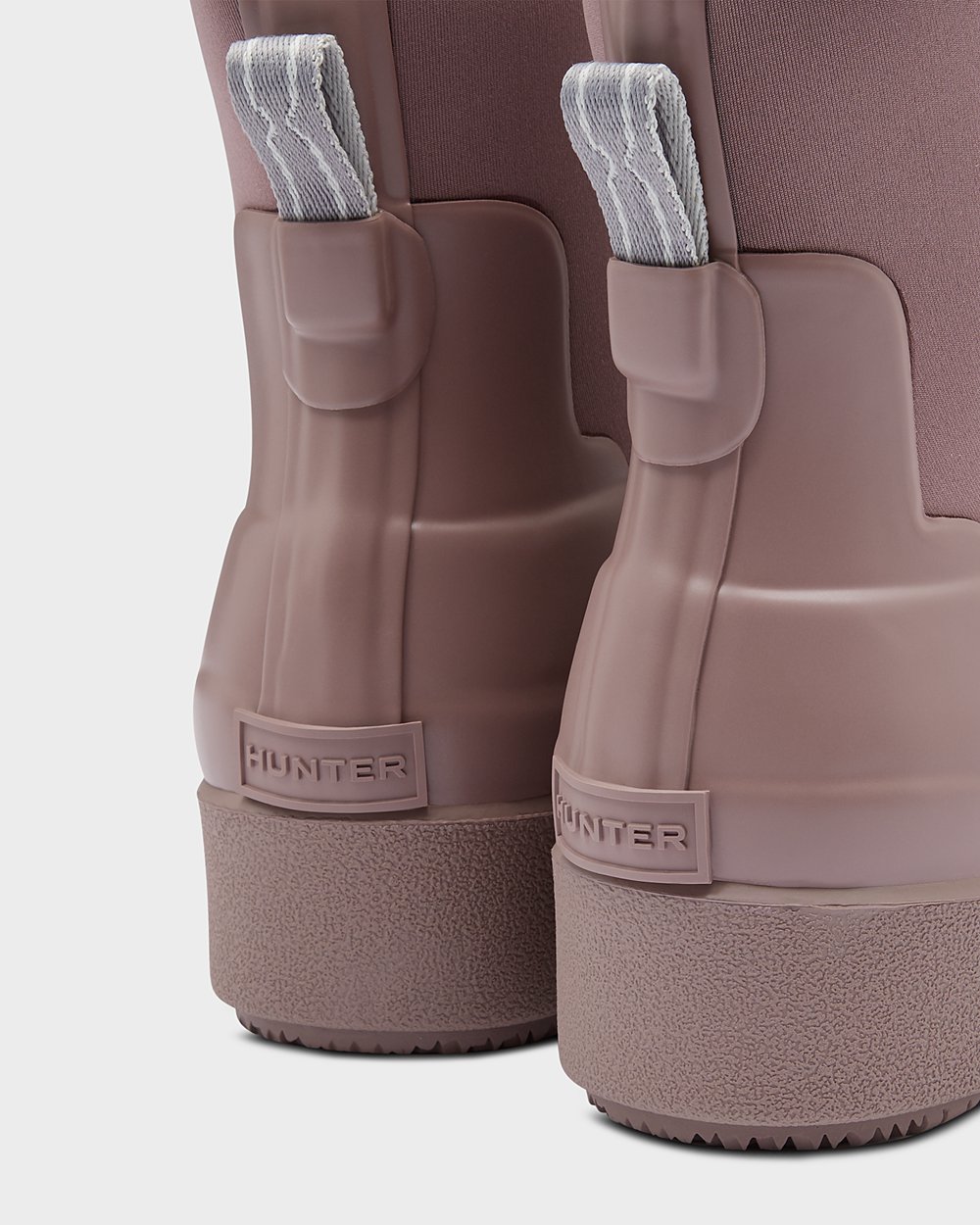 Womens Creeper Boots - Hunter Refined Slim Fit Neoprene Chelsea (40BWEOXVY) - Purple